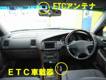 ＥＴＣ車載器アンテナ本体分離型